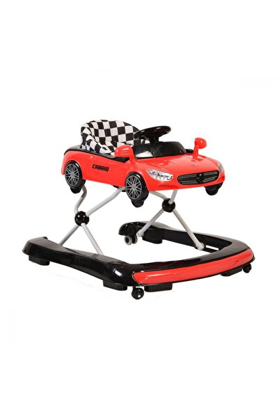 Cangaroo 2in1 Cabrio Red walker convertible into a walker, Adjustable height, Walker function