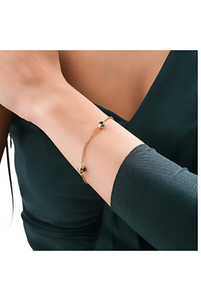 Hakan Güler Kuyumculuk Altın Nazar Boncuklu Bilezik