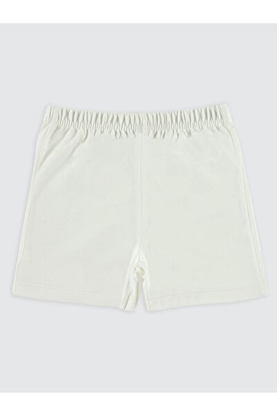 Civil Baby Side Seam Unisex Shorts for 6-18 Months - Ecru12-18 Months