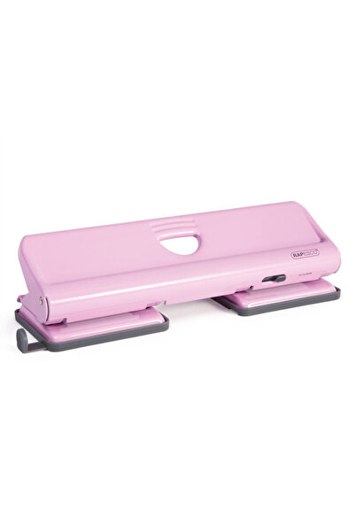 Rapesco Perforator metalic 720 cu 4 găuri, 22 de coli, fondant roz