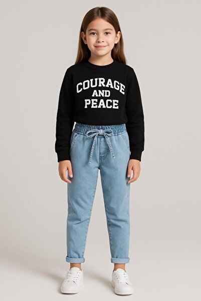 RAPAPA Girl's Blue Jeans - 2888