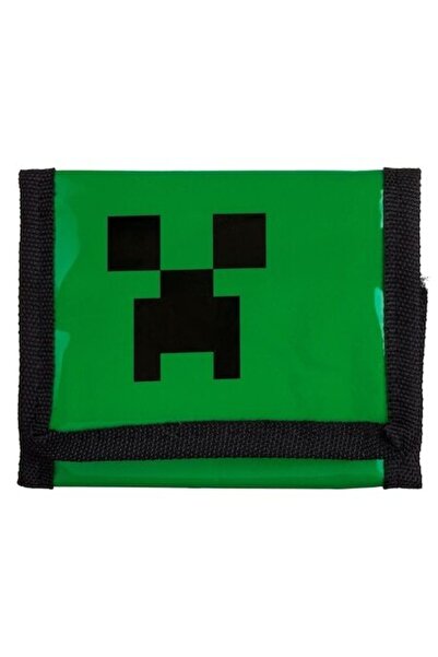 SHOPIENS Portofel verde cu model Minecraft pentru băieți