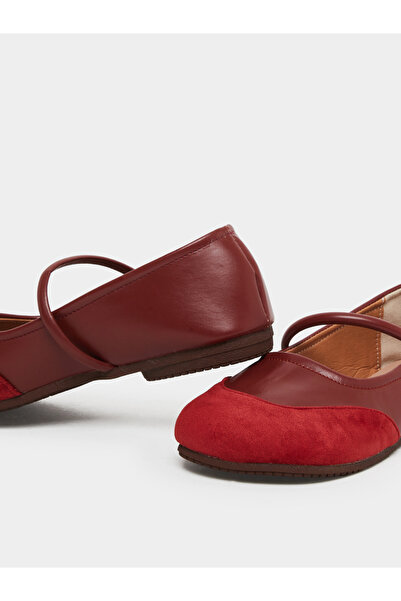 Take Two By Styli Round Toe Metal Buckle Strap Flat Shoes