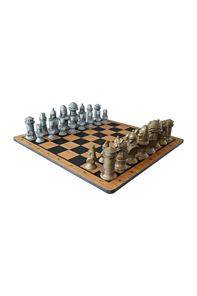 CA Games Ottoman Chess +7 Years Old and Above Intelligence-Strategy Game with Large Wooden Board