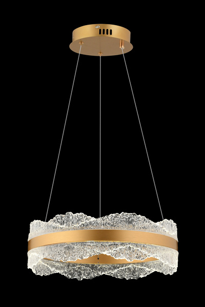 İstanbul Avize Titanic 40'lık Gold 3 Renk Kumandalı Lüx Led Modern Ledli Avize