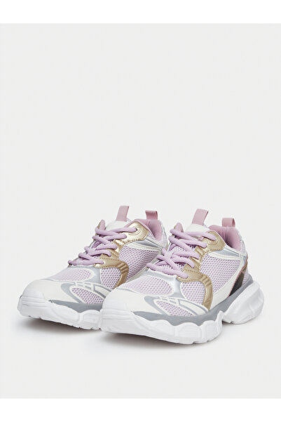 Styli Women Mesh Upper Textured Sneakers