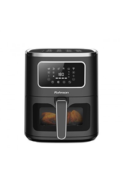 ROHNSON Friteuză cu aer cald R2862, 1450W, 5L, încălzire 3D, 8 programe presetate