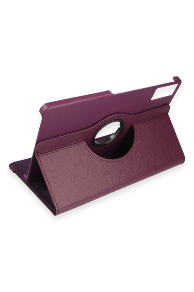 Khayra Huawei Honor Pad 10 12.1 Case 360 Tablet Leather Case - Plum-(5796) - Eszaoc4948-9095