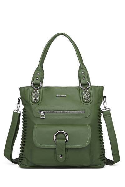 Hüvendo Geantă de umăr pentru femei Barcelona Daily, mare și cu mai multe buz...