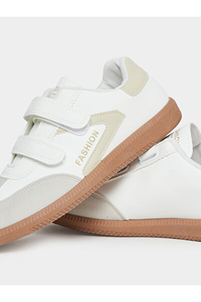 Styli Panelled Sneakers with Hook and Loop Closure