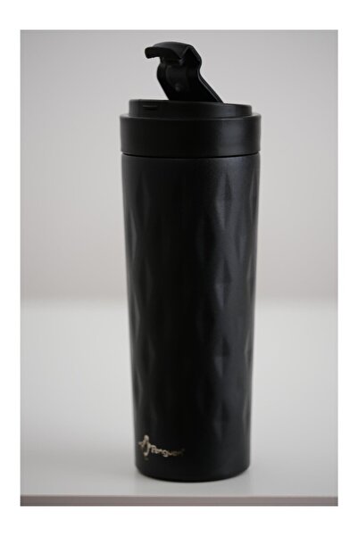 Penguen PNG-1167 500ml Flip Kapak Desenli Çelik Mug