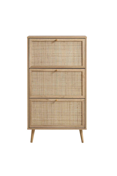 AYKOL MOBİLYA İskandinav Tarzı Mdf Düşer Kapak Ayakkabılık Ayakkabı Dolabı