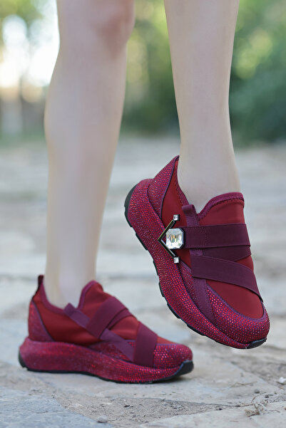 kajal ayakkabı Ljn 640 Buckle Detailed Sports Shoes
