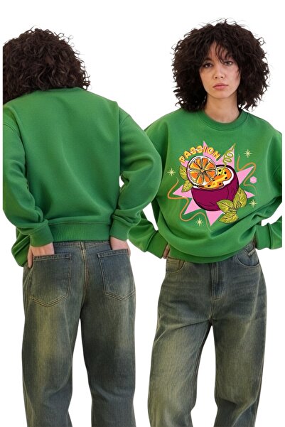 ArtYus Hanorac unisex cu mânecă lungă Passion Drink Transfer B cu imprimeu B ...