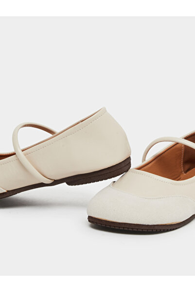 Take Two By Styli Round Toe Metal Buckle Strap Flat Shoes