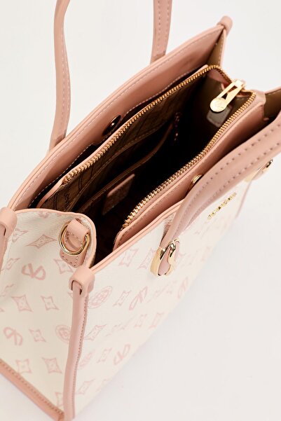 Levidor Pink Lvd Printed Handbag