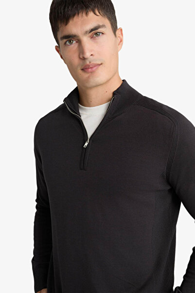 DeFacto Anthracite Men's Sweater D0624Ax/Ar4