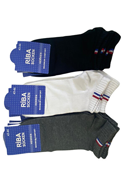 nasbina Ανδρικές χτενισμένες βαμβακερές κάλτσες 12 ζευγάρια