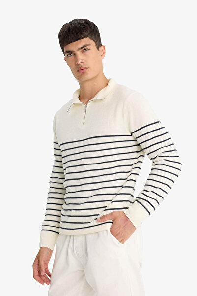 DeFacto Ecru Men's Sweater F1522Ax/Er140