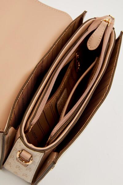 Levidor Mink Logo Monogram Pattern Handbag