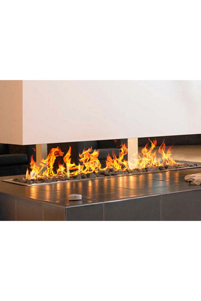 OEM Semineu electric 3D cu vapori de apa, dimensiune 100 cm, Incorporabil, led 7 culori