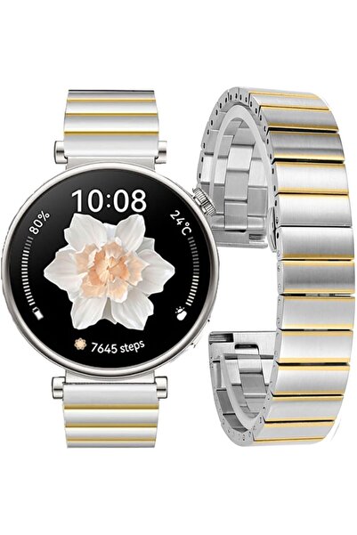 redmud teknoloji Huawei Watch GT 6 41 mm ile Uyumlu 18 Mm Renk Detaylı Paslan...