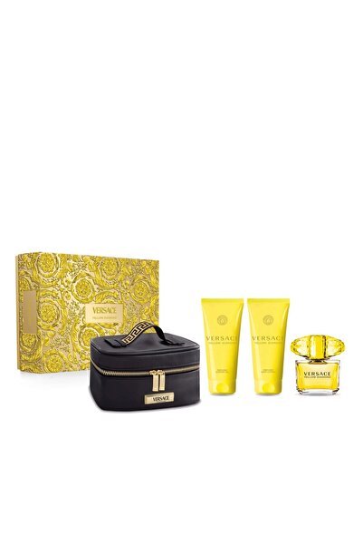 Versace Yellow Diamond Gift Set, Women, EDT 90 ml + Shower Gel, 100 ml + Body Lotion, 100 ml + bag