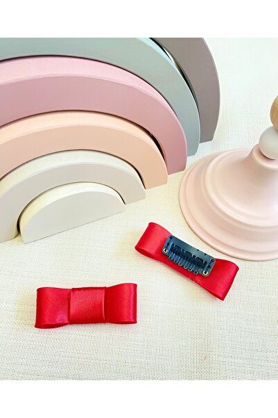 Derinkids Yılbaşı Kırmızı Saçsız Bebek Tokası