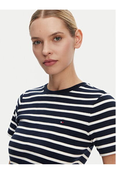 Tommy Hilfiger Women's T-Shirt WW0WW40587 Blue