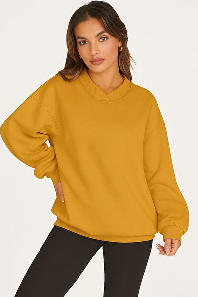 DM DOLCE MORE SWEATSHIRT UNISEX CU DECOLTEU IN V