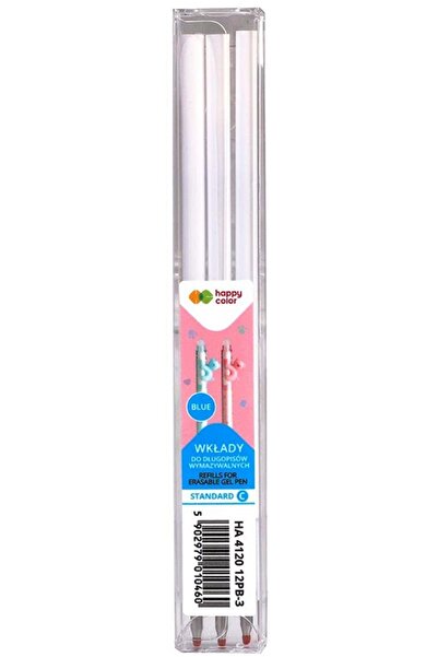 HAPPY COLOR Rezerva roller 3 buc/set 0.5 mm albastru pentru Pastel Bears si Adorable Pet