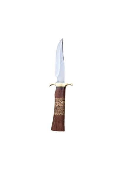 KAVI ONE Ловен нож Columbia SABER, ергономична дървена дръжка, фиксирано остр...