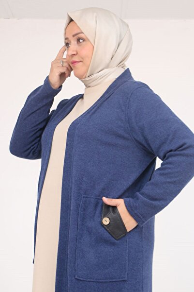 Eslina 53035 Jachetă Mir cu buzunare de mărime mare - Indigo