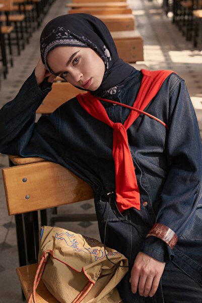 carell Τζιν μπουφάν Gwen σε σκούρο μπλε