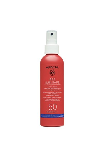 Apivita Spray de protecție solară pentru față și corp Bee Sun Safe SP50, 200 ml