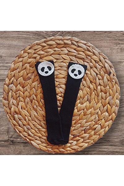 Panowill Design Baby Girl and Boy Felt Panda Decorated Knee Socks