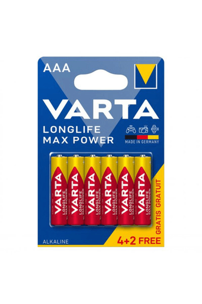 Varta Baterie alcalină Longlife maxpower LR3 6 bucăți/set