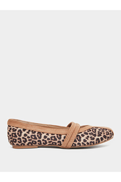 Styli Animal Print Ballerina Shoes