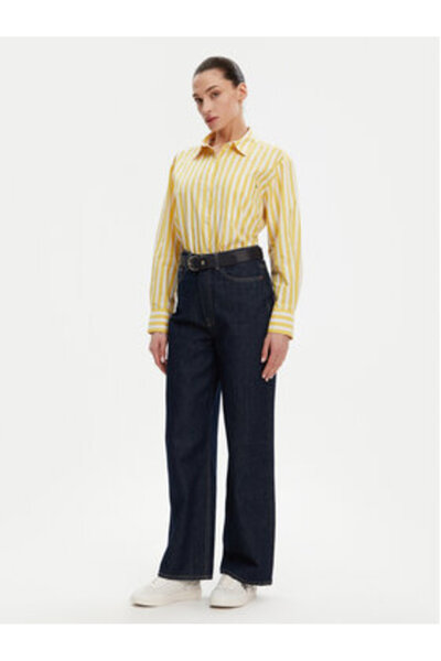 Tommy Hilfiger Women's Shirt WW0WW45612 Yellow