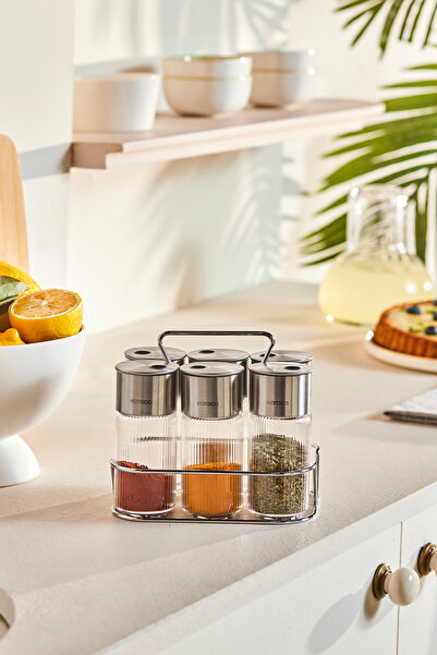 Karaca Σετ μπαχαρικών Ripple 7 τεμαχίων με βάση Inox