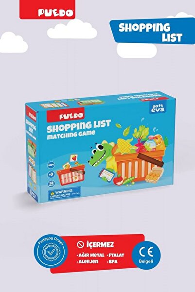 Levent Kılıç Ticaret Mücit Panda Puedo Shopping List Eşleştirme ve Hafıza Oyunu