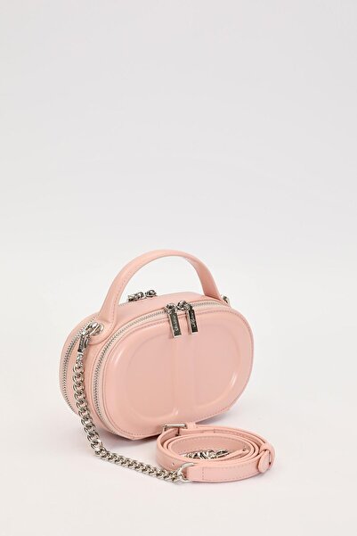 Levidor Pink Double Zipper Handbag