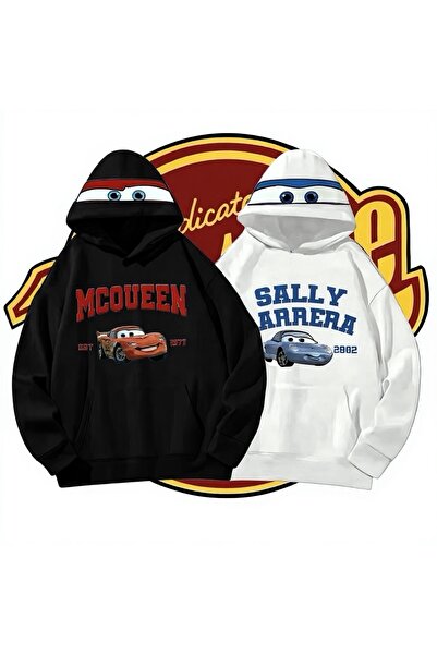 Vordevia Βαμβακερό φούτερ με κουκούλα 3 νήματα Dear Lover