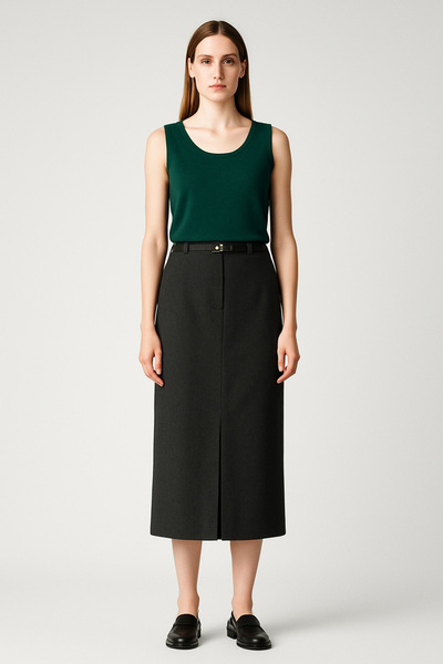 Msrlassn Yeşil U Yaka Kadın Atlet