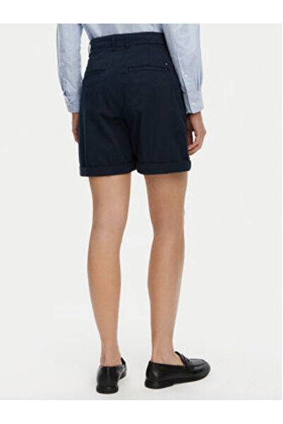 Tommy Hilfiger Women's Fabric shorts WW0WW42457 Blue