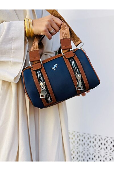 Çanta Trend Geantă de mână pentru femei cu curea de umăr și accesorii cu fermoar