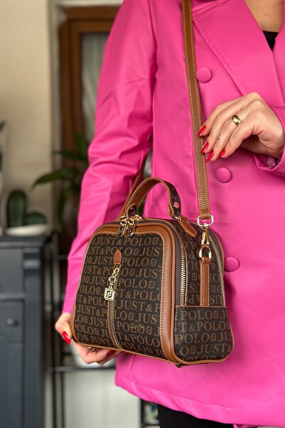 Just Polo حقيبة كتف نسائية أصلية مقاومة للماء مناسبة للاستخدام اليومي 2057 ka...