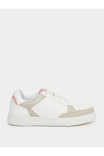 Styli Panelled Lace Up Sneakers