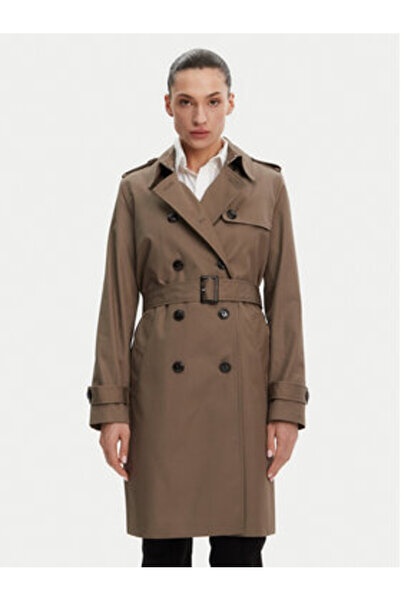Tommy Hilfiger Trench pentru femei WW0WW42133 Multicolor