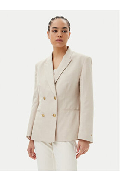 Tommy Hilfiger Women's Jacket WW0WW45466 Beige